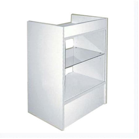 Doomsday Cash Register Stand with Glass, White DO1378953