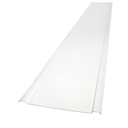 Ez Glaze 26.9 In. X 16 Ft. X .118 Corrugated Polycarbonate Roof Panel In Clear 198462