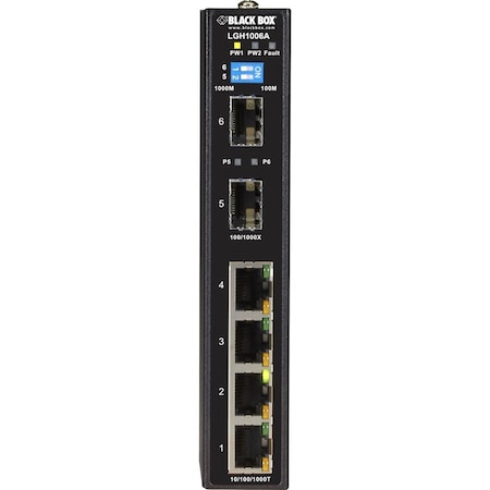 Black Box BLACK BOX Ethernet Switch 6-Port Gigabit Unmanaged LGH1006A