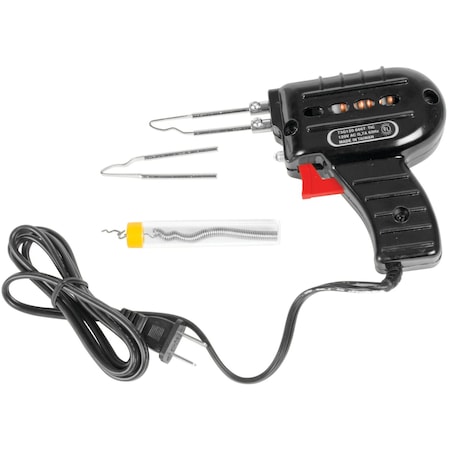 Performance Tool Heavy Duty Soldering Gun Kit, Pistol Grip, Instant Heat, UL Listed W2019A