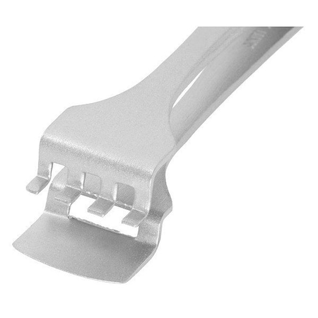 Excelta Tweezers, SS, 5" L, Straight, Paddle 491-SA-PI