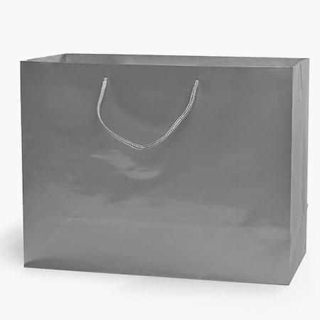 Nashville Wraps Silver Gloss Gift Bags, Vogue 16x6x12, 10PK GTVMSI