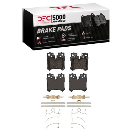 Dfc 5000 Advanced Disc Brake Pad Set, 1552-1283-01