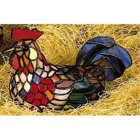 Meyda 6.5 Inch H X 9 Inch W X 3 Inch D  Rooster Accent Lamp 12122