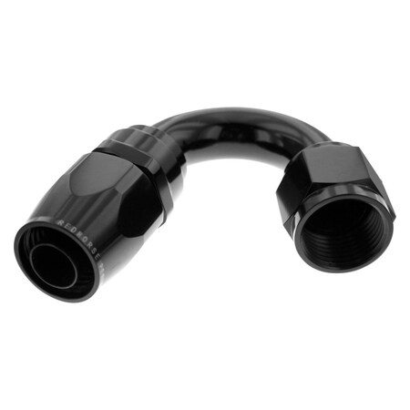 Safety First 6AN 150 deg Female Aluminum Hose End, Black SA3638583