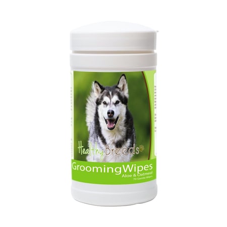 Healthy Breeds Alaskan Malamute Grooming Wipes 840235151012