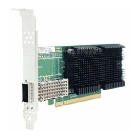 Axiom AX-E416SP-QSFP56-MLX6 : 100GBS SINGLE PORT QSFP28 PCIE 4.0 X16 NIC CARD PCIE4-1Q56MX6-AX