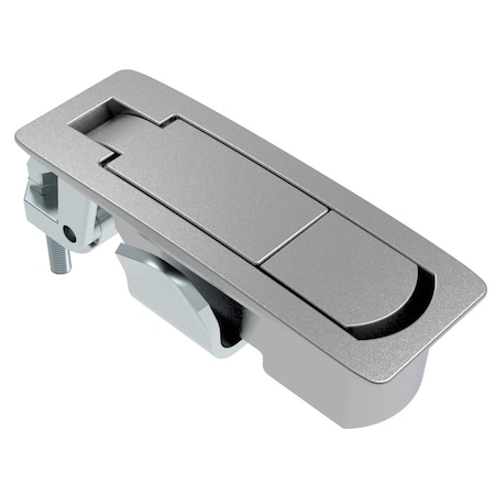 Southco Compression Latch, No Restriction, Flush Trigger, Sealed, Zinc Alloy, Chrome Plated, Textured C2-42-31