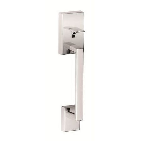 Schlage Residential Century with Latitude Lever Bottom Half Handleset with 16080 Latch and 10063 Strike Bright FE285CEN625LAT