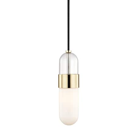 Mitzi Emilia 1 Light Pendant 4.75 In. Polished Brass H126701-PB
