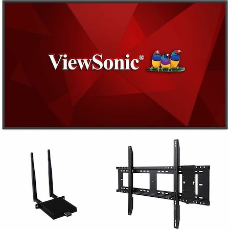 Viewsonic CDE4330-E1 Digital Signage Display - 43" LCD - 3840 x 2160 - 2160p - Android 11 - Black CDE4330-E1