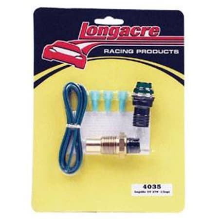 Longacre 52-40152 Gagelites Warning Light Kit - 230 deg Water Temp 0.37 in. NPT LON52-40152