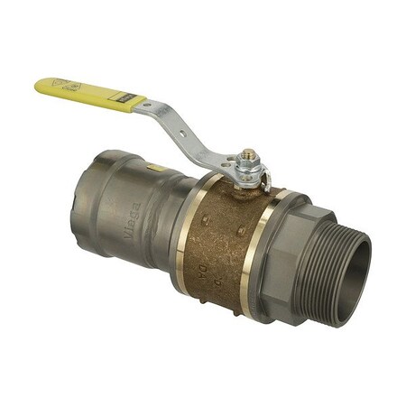 Viega Manual Two-Way Ball Valve, 4.35 in L 30685