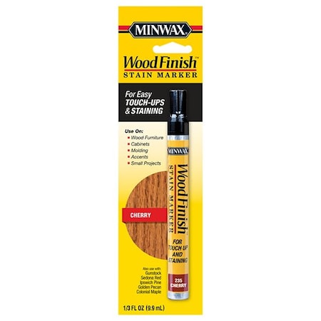 Minwax 1/3 Oz Cherry Wood Finish Stain Marker 63486