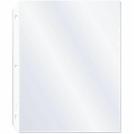 C-Line Products 8-1/2" x 11" Clear Super Heavyweight Poly Sheet Protectors, 50/BX 61003