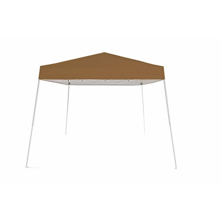 Impact Canopy Portable 8x8 Slant Pop Up Q-Shade High Performance Lightweight Outdoor Canopy KIT, Khaki 040001090