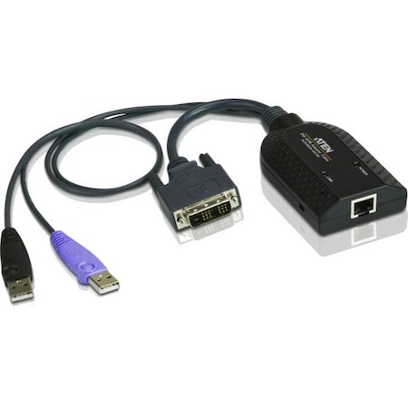 Aten Dvi Usb Vm Kvm Adapter W/ Card Reader KA7166