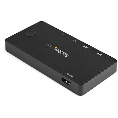 Startech.Com 2 PORT UHD COMPACT USB C KVM SWITCH - 4K 60HZ ON 1 HDMI 2.0 MONITOR & ALLOWS SWI SV211HDUC