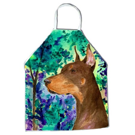 Carolines Treasures Doberman Apron - 27 x 31 in. SS8457APRON