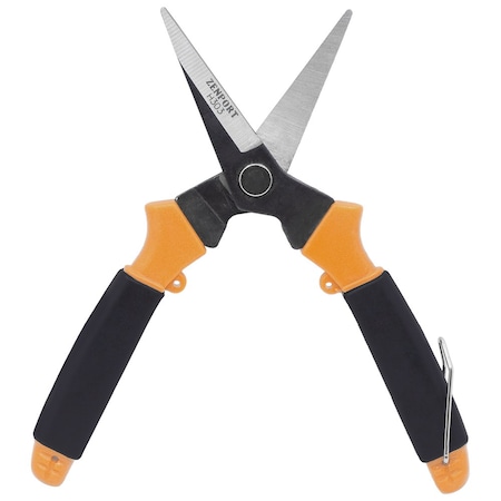 Zenport Light Needle Nose Shear with Wishbone Spring, 12PK H303