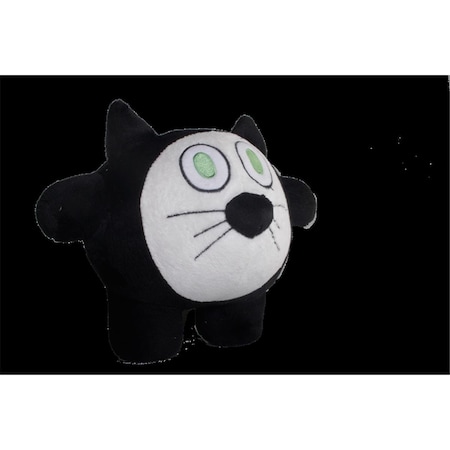 Bubele 7 in. CURIOUS CAT - BLACK and WHITE 801