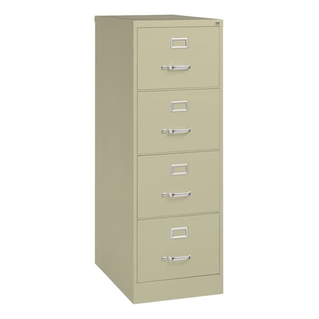 Hirsh 18" W 4 Drawer Vertical File Cabinet, Putty, Legal 16701