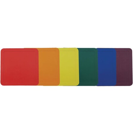 Perfectpitch 14 in. Poly Base Marker Set, Multicolor - Set of 6 PE2085586