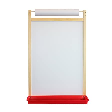 Crestline Products Magnetic Dry Erase Wall Easel w/ Paper Roll 17401