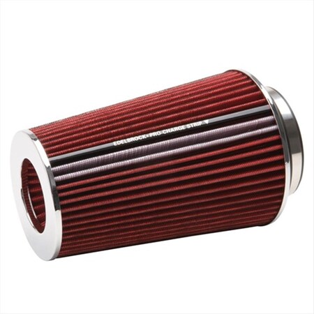 Edelbrock 43691 Air Filter Chrome Red E11-43691
