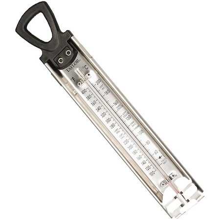 Taylor 5983N CandyDeep Fry Thermometer, 100 to 400 deg F, Analog Display 5983