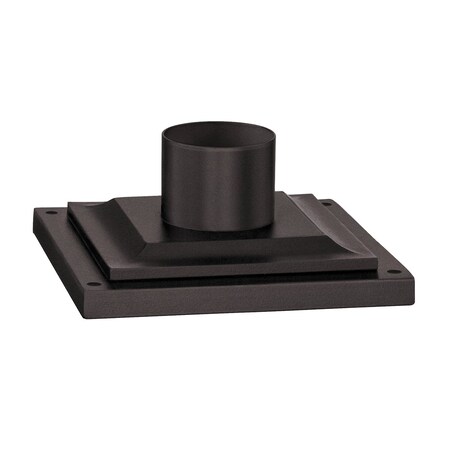 Troy Lighting Textured Bronze Square Pier Mount 8.5 In. Textured Bronze PMB4941-TBZ