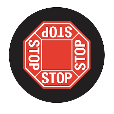 Brady Lens STOP Sign 4 Way Lines SizeM 177681