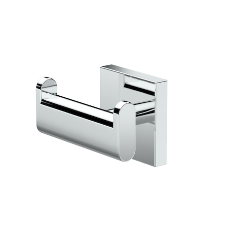 Gatco Elevate Double Robe Hook, Chrome 4055A