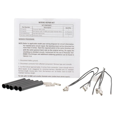Motorcraft Fuel Pump Jumper Harness Kit, WT1034