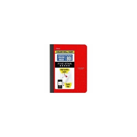 Mead College-ruled Composition Book - 80 Sheets - Sewn - College Ruled, Medium Ruled Front Ruling - 9 850065