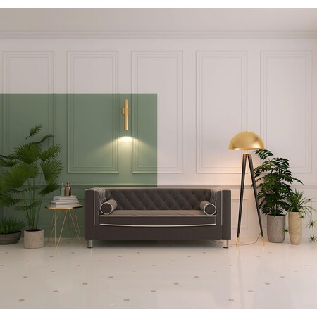 Homeroots 4' Bone Round Geometric Power Loom Area Rug 522016