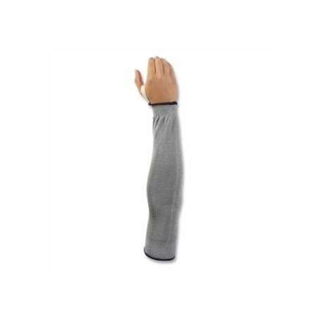 Showa Cut-Resistant HPPE Sleeves, A4, 10 in Long, 9/Large, Thumb Loop, Grey, 12PK 845-S8115L-10