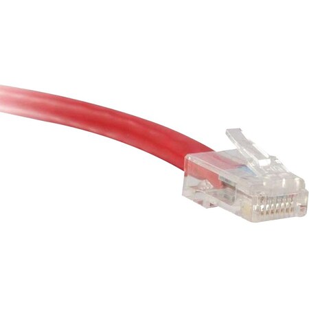 Enet Cat5E Red 7Ft No Boot Patch Cable C5E-RD-NB-7-ENC