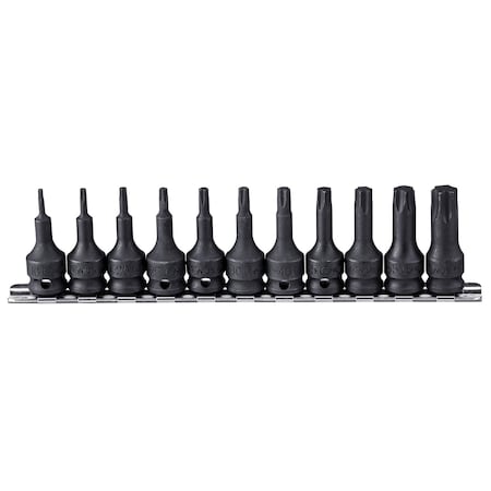 Genius Tools 11 pc. 3/8in dr. star head driver set TX-311