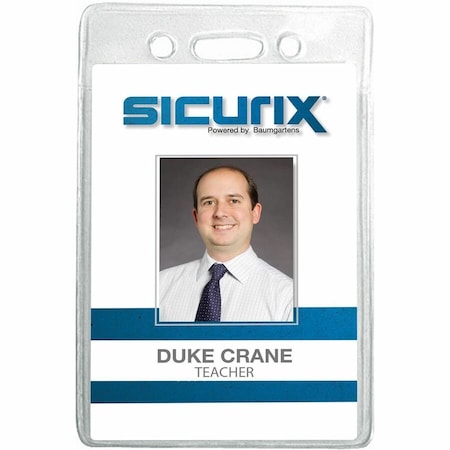Sicurix HOLDER, BADGE, VERT, PREPCH, 12, 12PK 67820