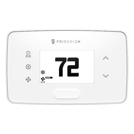Friedrich Thermostat, White, 3-7/16 in W EMWRTA4