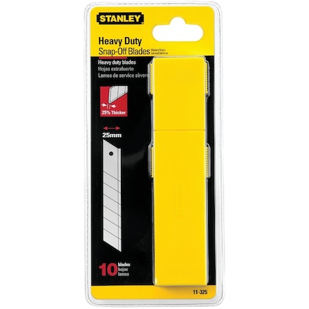 Stanley QuickPoint 25mm 7-Point Snap-Off Knife Blade, 10PK 11-325T