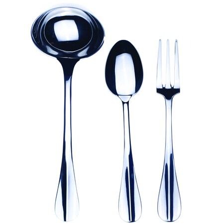 Mepra Roma Serving Set - 3 Pieces - Stainless Steel 101422003