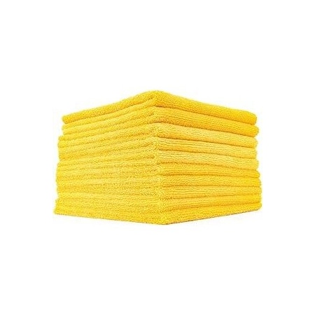 M&B Absorbents Microfiber Towel, Yellow, 14 in.x14 in., 200PK MF-1414-Y