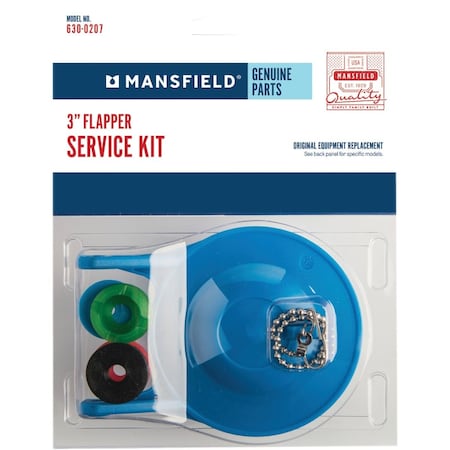 Mansfield 3'' Rubber Flapper 630-0207