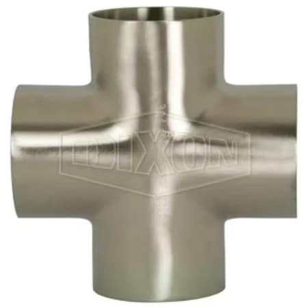 Dixon Weld Cross, 3 in, 316L SS, Domestic B9WWWW-R300P