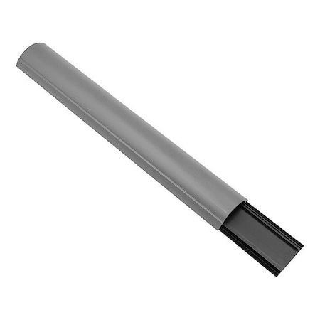 Electriduct Cable protector, 5 ft L, 2 5/8 in W, 1 Channel, Plastic, Gray CSX-PR-LG-60-GY