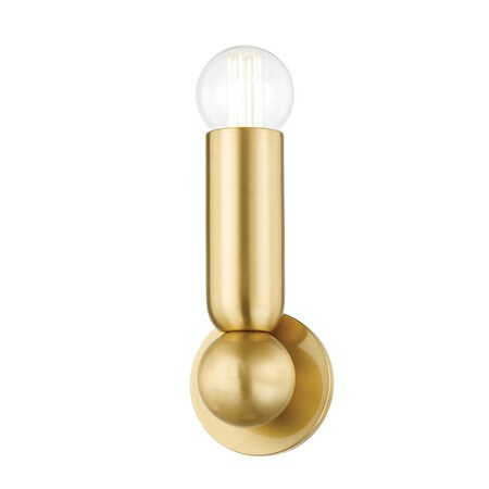 Mitzi Lolly 1 Light Wall Sconce 15.75 In. Aged Brass H720101-AGB