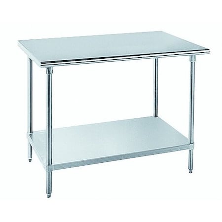 Advance Tabco Work Table 36 in.W x 36 in.D 16 gauge 430 stainless steel top AG-363