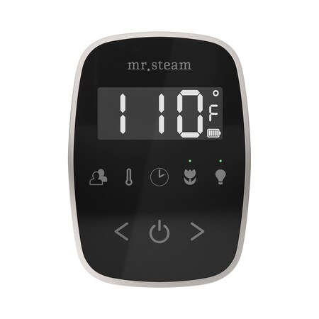 Mr. Steam TempoFlex Steam Shower Control and Steamhead in Black Brushed Nickel MSITPLUSRD-BN